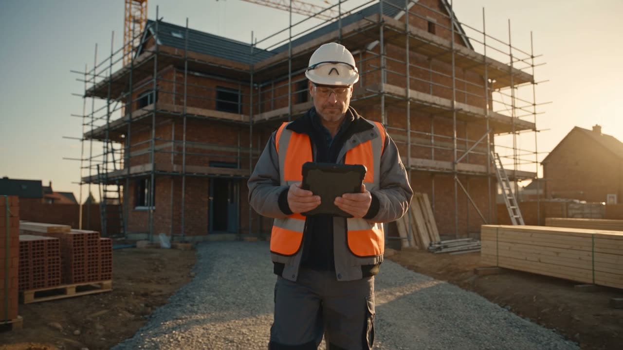 Construction industry scene